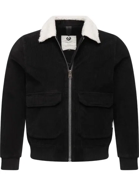 Ragwear Geacă de primăvară-toamnă Aviss negru alb