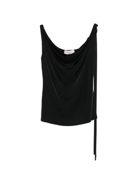 Top Blumarine cu legături negru
