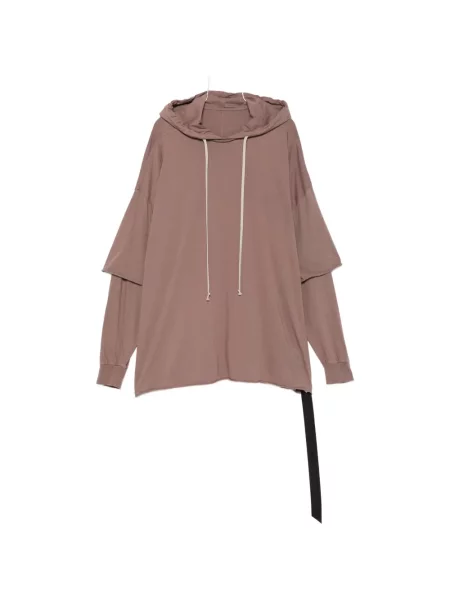 Hanorac cu glugă Rick Owens Drkshdw maro