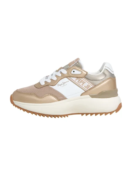 Pantofi Pepe Jeans plasă alb