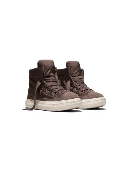 Členkové topánky Converse hnedá