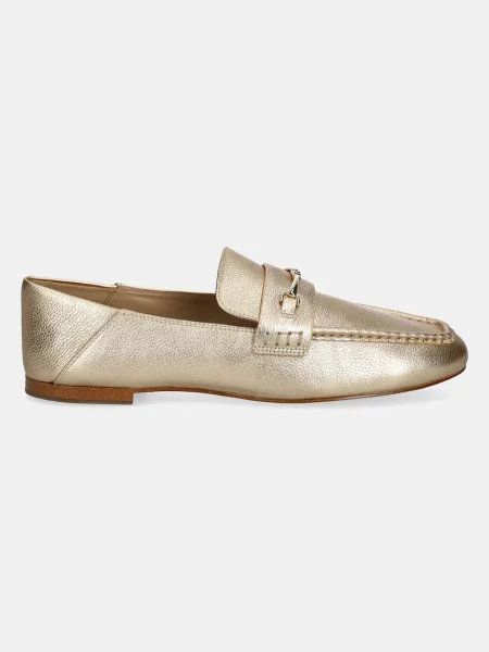 Кожаные мокасины Michael Michael Kors золотые