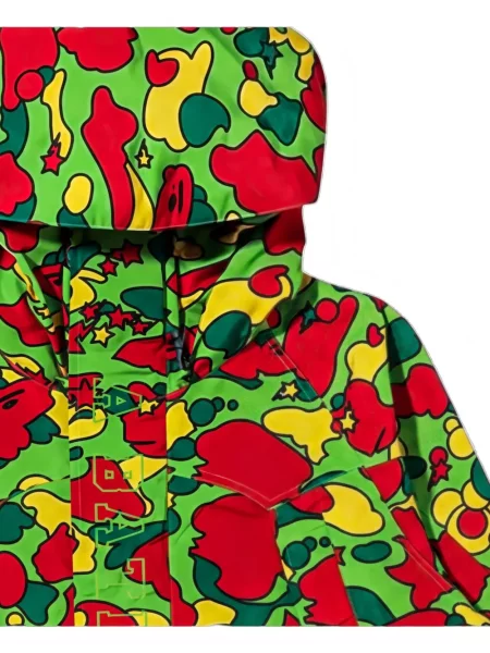 Geacă de schi A Bathing Ape® verde