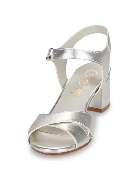 Pantofi Betty London argintiu