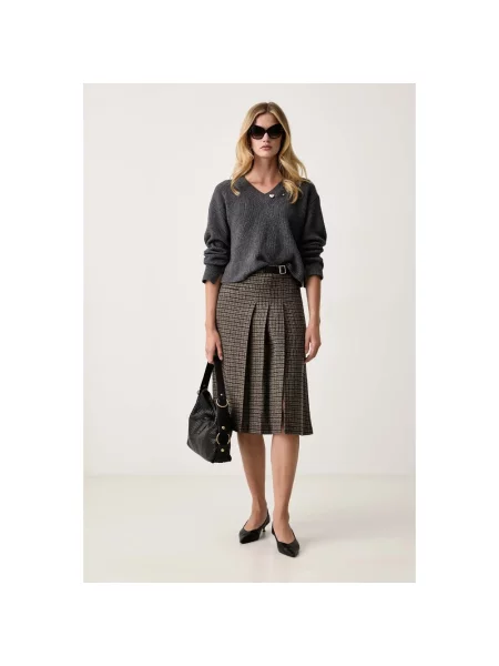 Sweter Twinset szary