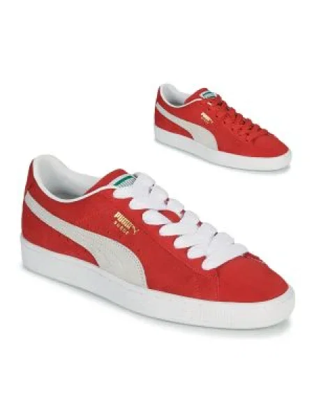 Semišové tenisky Puma Suede červená