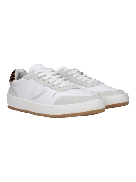 Sneakersy Philippe Model eleganckie do tenisa z autografem białe