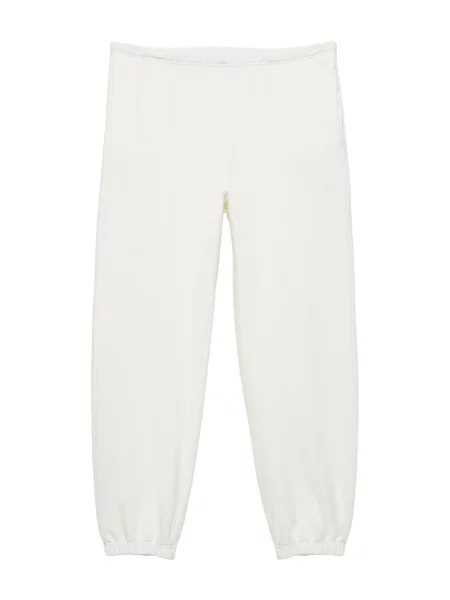 Pull&Bear Pantaloni alb