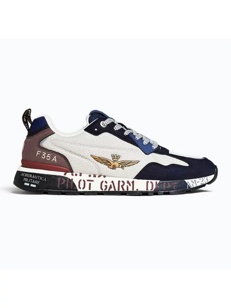 Мъжки обувки Buty Aeronautica Militare bianco/blu