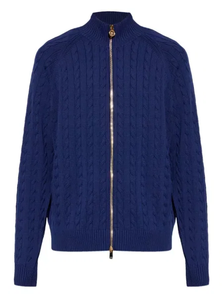 Pulover Versace tricotate albastru