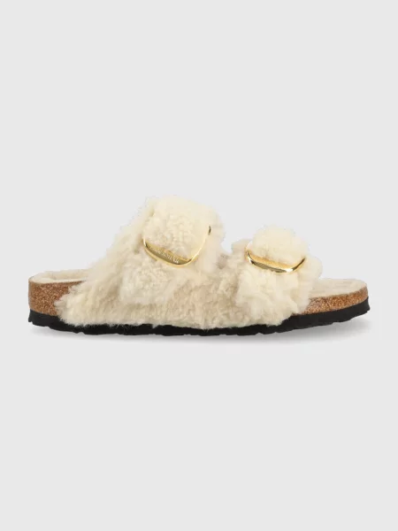 Вълнени чехли Birkenstock Arizona Bb Shearling сиво