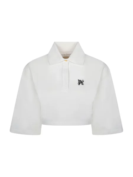 Crop top Palm Angels biały