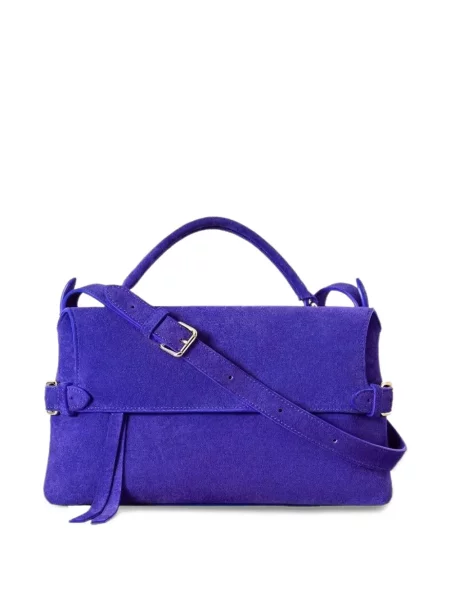 Τσάντα shopper Mulberry σουέτ μωβ