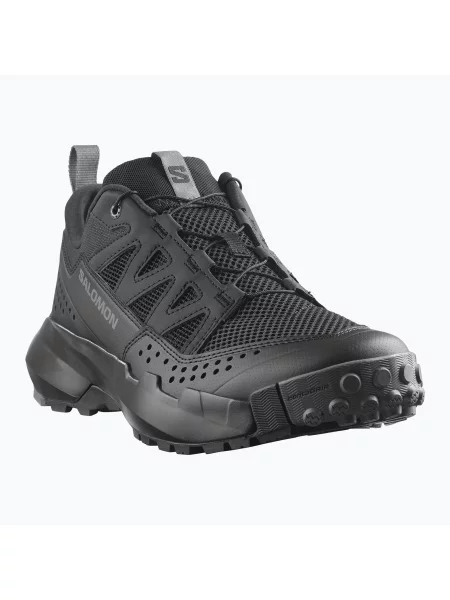 Încălțăminte de drumeție pentru bărbați Salomon Techamphibian 5 black/black/castlerock negru