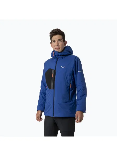 Мъжко яке Salewa Ortles Twr Stretch Hd Electric Hybrid синьо