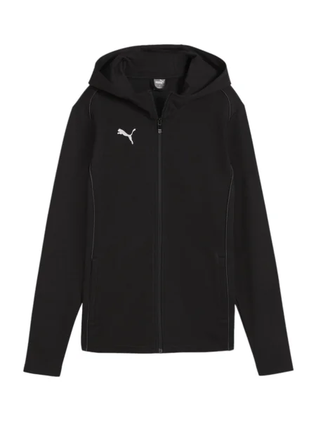 PUMA Sportovní mikina vínově červená černá