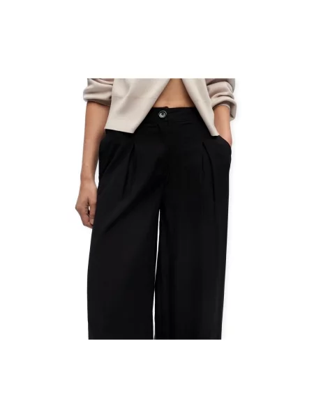 Lung pantaloni Object negru