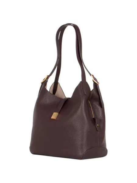 Geantă Kate Spade cu cataramă maro