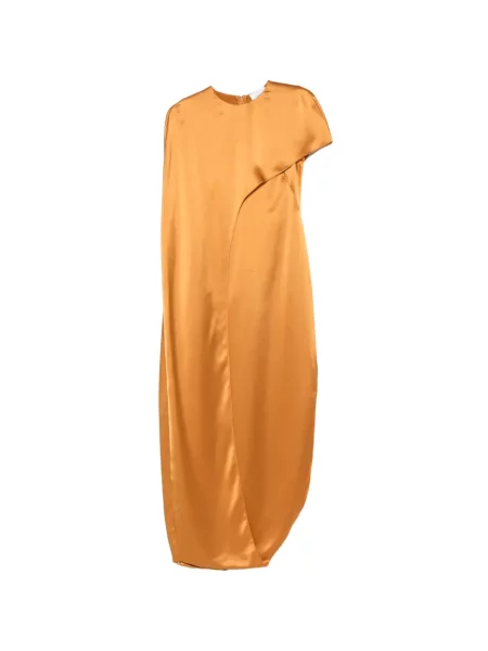Rochie midi Galvan London până la genunchi de costum portocaliu
