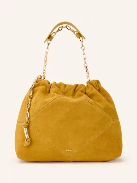 Ba&Sh Kabelka June Medium tmavě žlutá