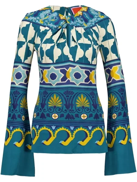 Bluză La Doublej albastru