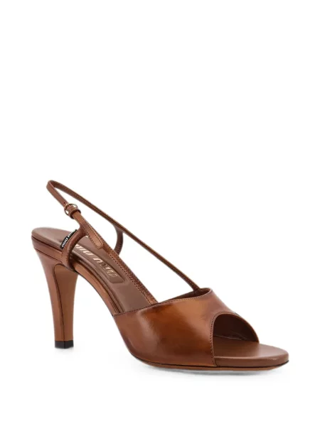 Sandale Miu Miu din piele maro