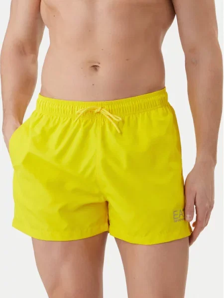 Emporio Armani Kopalne hlače rumena