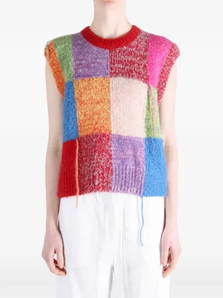Vestă Comme Des Garçons Tao tricotate roșu
