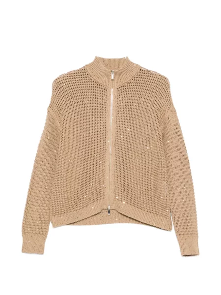 Cardigan Max Mara cu paiete tricotate