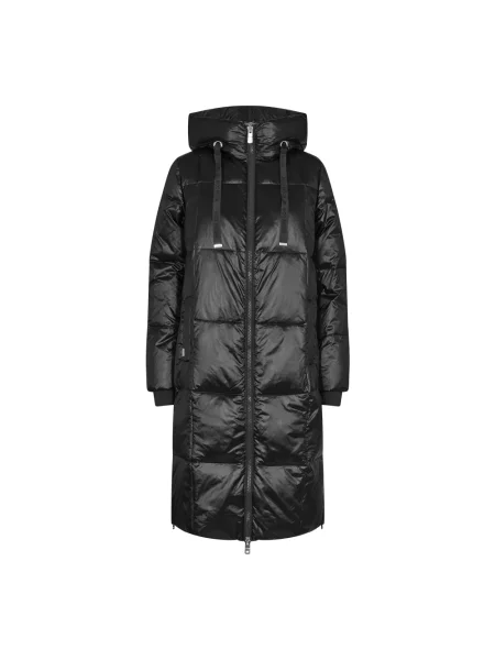 Płaszcz puchowy z kapturem model ‘NOVA’ Mos Mosh czarny