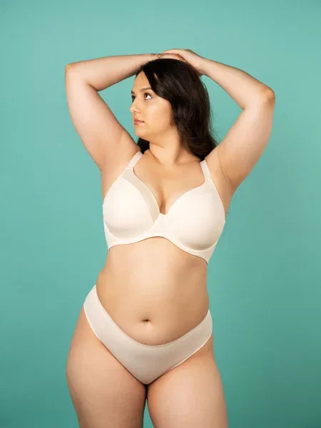 Труси brabrabra молочний поліамід/еластан