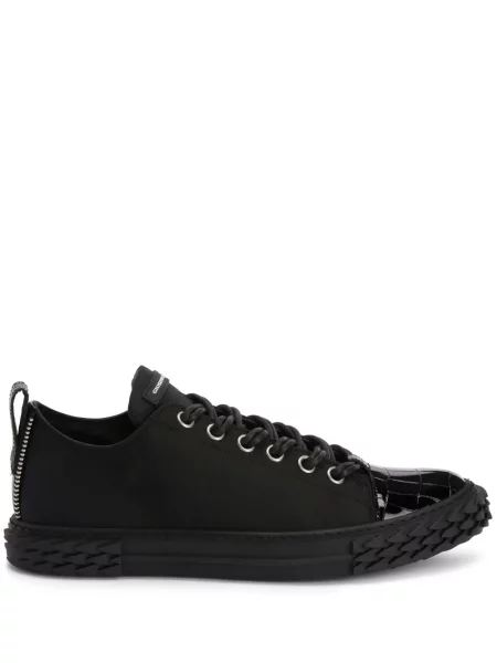 Sneakerși Giuseppe Zanotti din piele negru