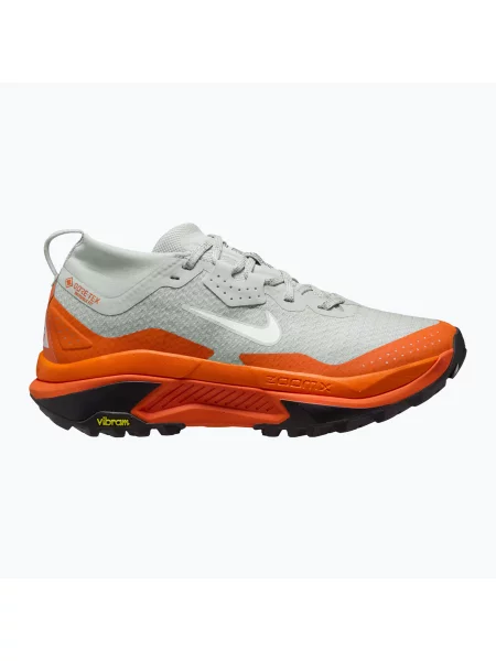 Încălțăminte de alergare pentru bărbați Nike ACG Zegama Trail GORE-TEX light silver/safety orange/summit white alb