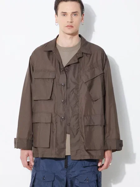 Демисезонная куртка Engineered Garments зеленая