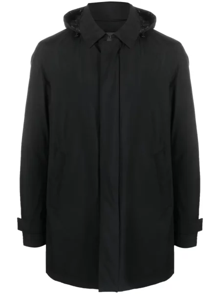 Geacă parka Herno cu glugă negru