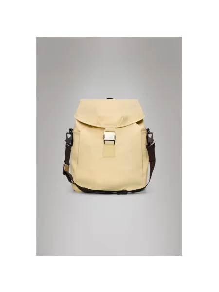 Rains plecak Valera Bucket Backpack W3 żółty duży gładki biały