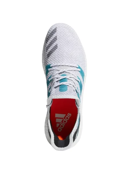 Leggings Adidas cu șireturi din dantelă cu talie înaltă albastru