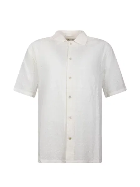 Scurt cămașă Mc2 Saint Barth cu broderie alb