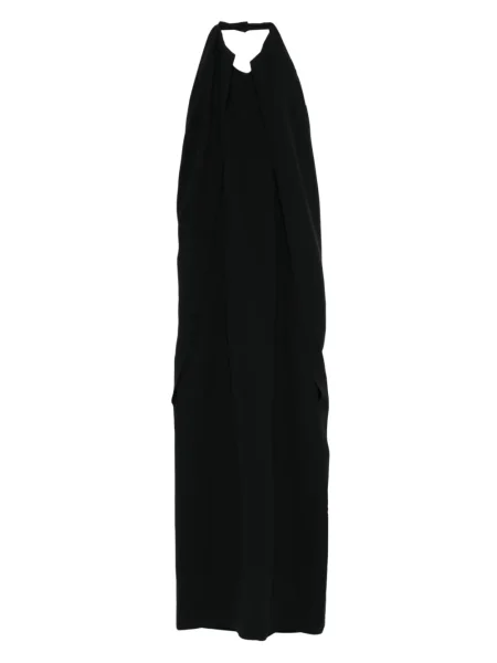 Sukienka midi Alberta Ferretti do kolan garniturowa czarna