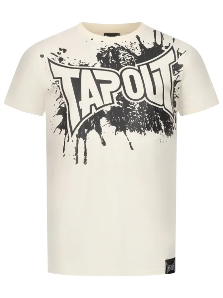 Tapout Tricou SPLASHED crem negru