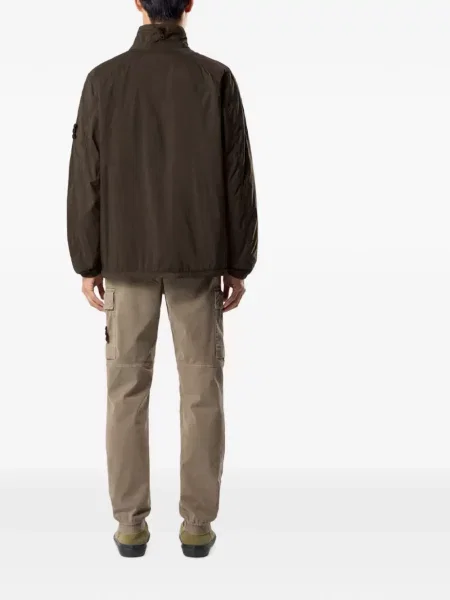 Pantaloni cargo Stone Island cu strasuri verde