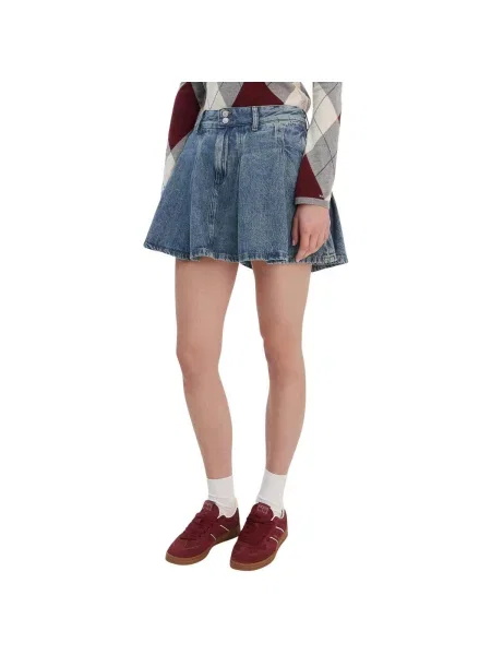 Fustă Tommy Hilfiger albastru