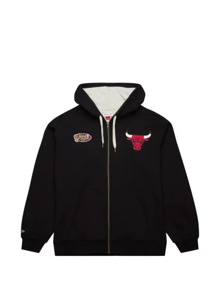 Hanorac cu glugă Mitchell & Ness negru