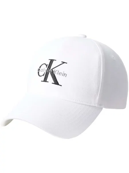 Șapcă Calvin Klein Jeans cu broderie alb