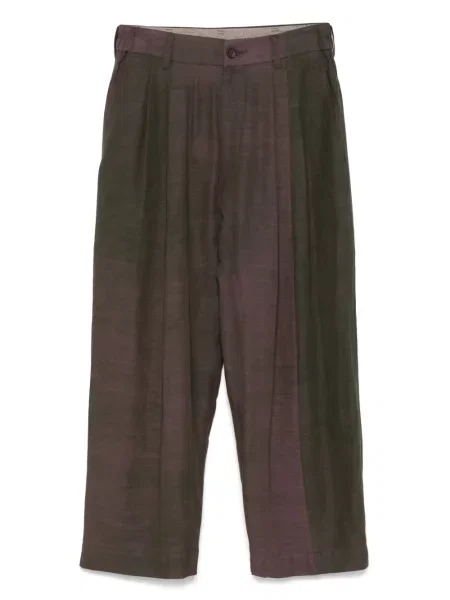 Плисирани панталон Ziggy Chen зелено