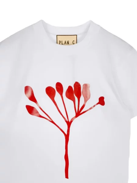 Tricou Plan C cu imagine alb