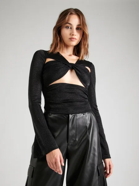 ABOUT YOU x Emili Sindlev Tricou Carin' negru