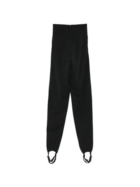 Leggings Mitiliane Couture din piele negru
