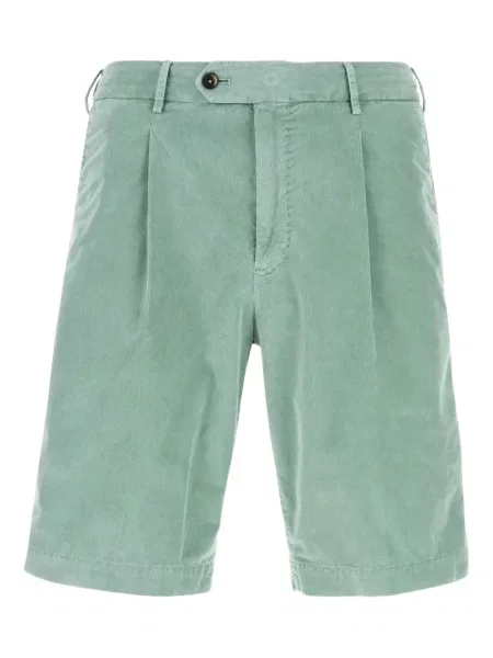 Manšestrové bermudy Pt Torino zelené