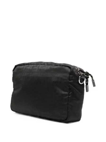 Jacquard torba Fendi s autogramom crna